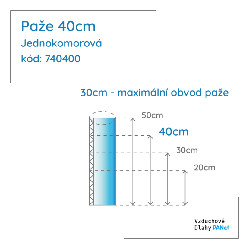 Paže 40 cm
