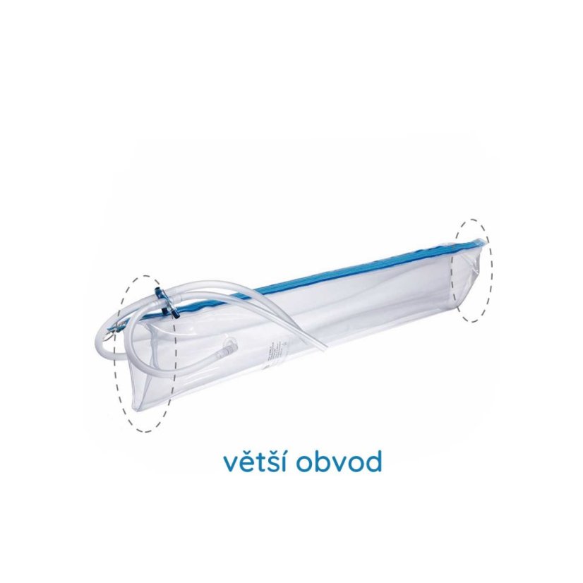 Paže 75 cm, dvoukomorová, větší obvod