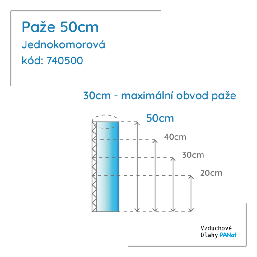 Arm 50 cm