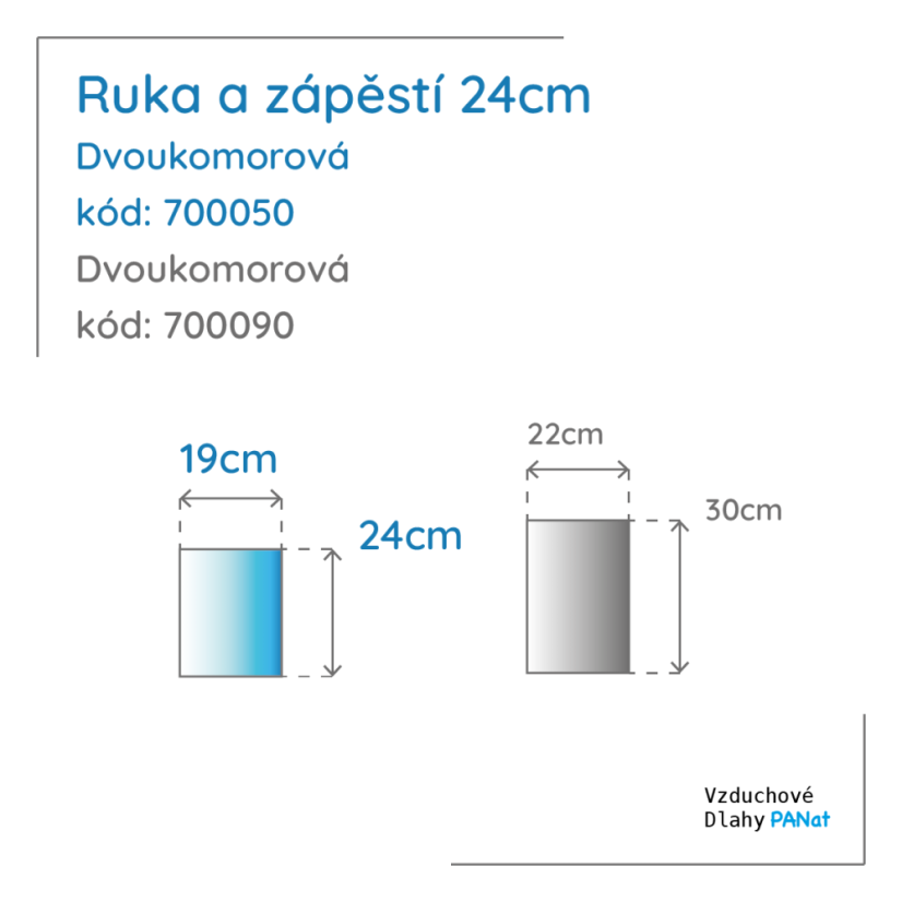 Hand 24 cm, Doppelkammer