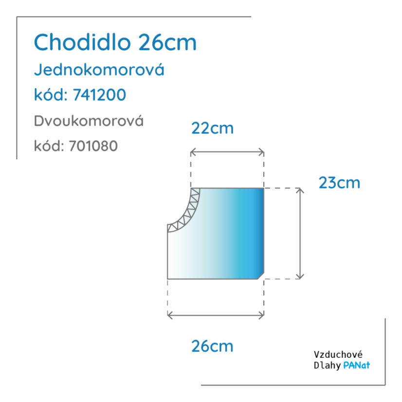 Chodidlo 26 cm