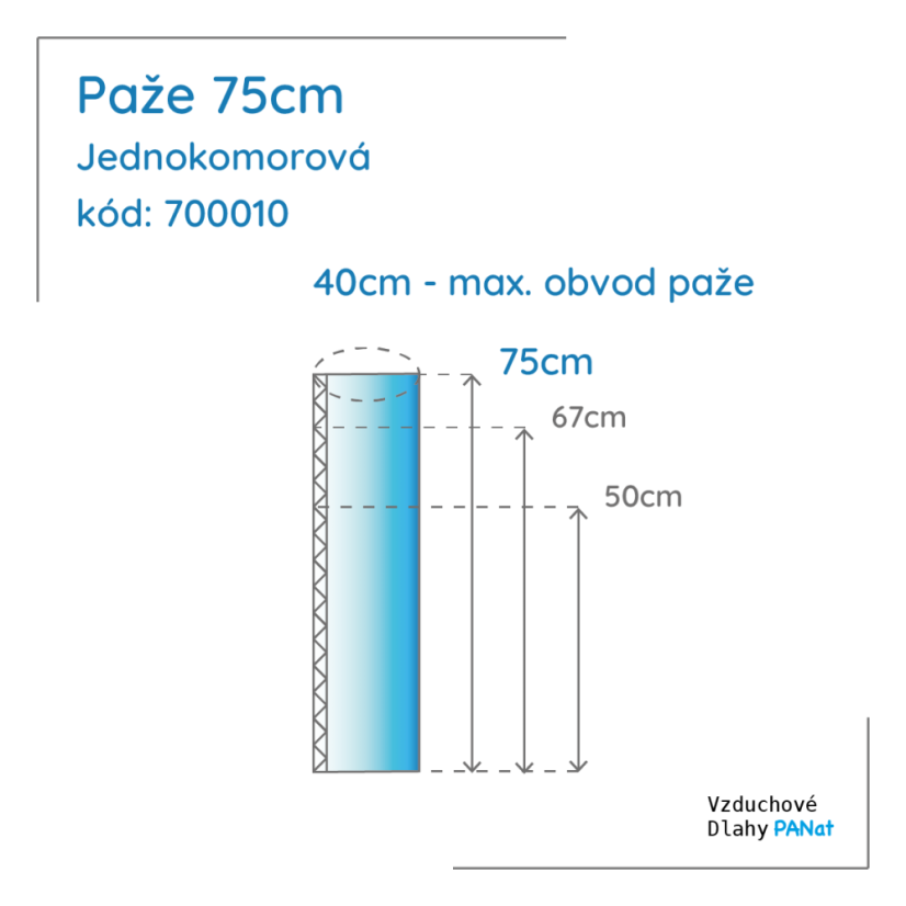 Arm 75 cm