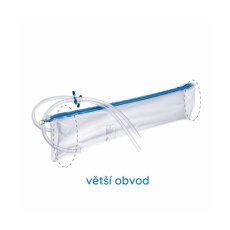 Paže 65 cm, dvoukomorová, větší obvod