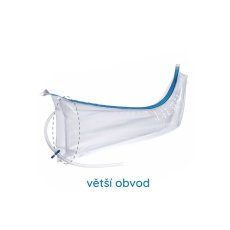 Noha a chodidlo,  větší obvod