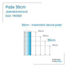 Paže 30 cm